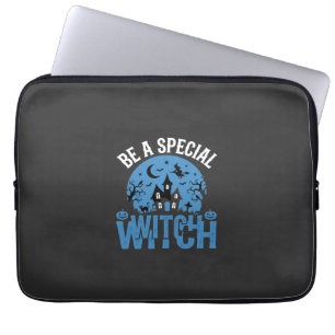 Be A Special Witch Halloween Design_1 Laptop Sleeve