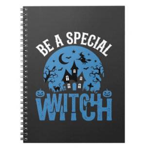 Be A Special Witch Halloween Design_1 Notebook