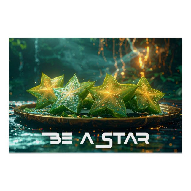 BE A STAR - BE DIFFERENT POSTER (Front)