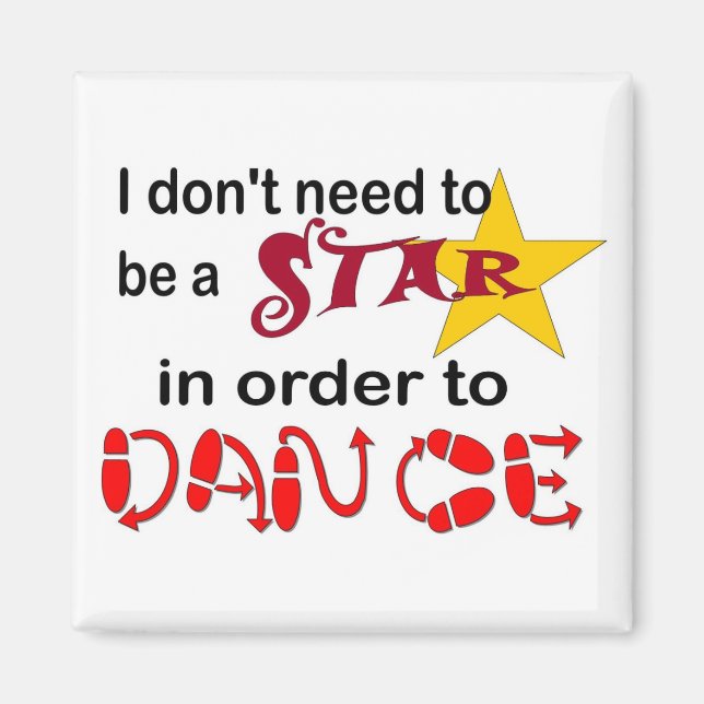 "Be a Star" magnet (Front)