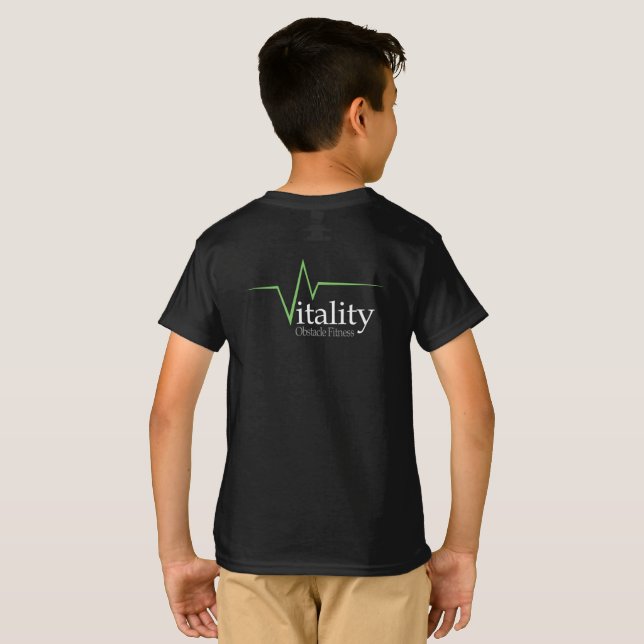 Be a stronger human Kids T-Shirt (Back Full)