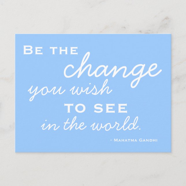 Be A Success -  Motivational Postcard (Front)