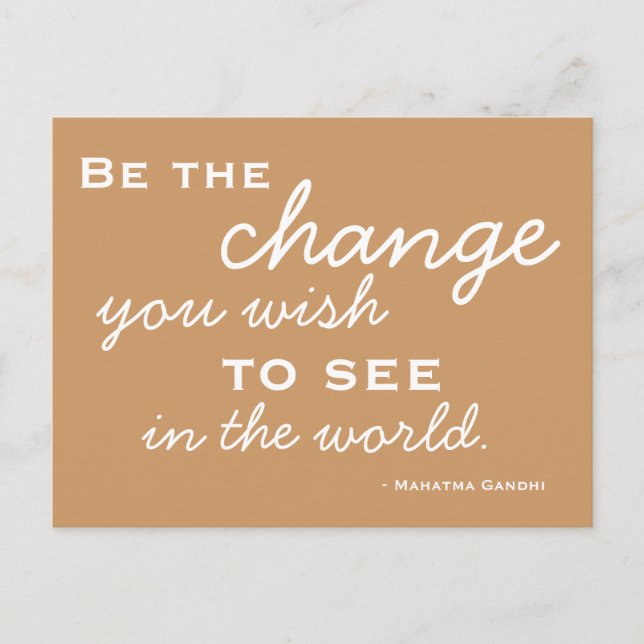 Be A Success -  Motivational Postcard (Front)