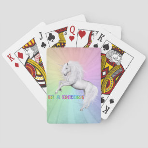 Be A Unicorn Playing Cards