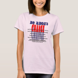 Be about Change Fitted T-Shirt