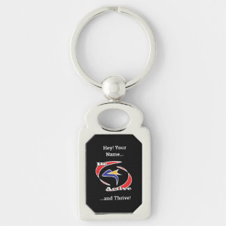 Be Active and Thrive Key Ring
