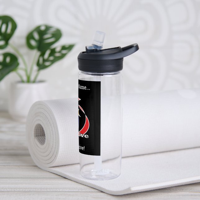 Be Active and Thrive  Water Bottle (Yoga)