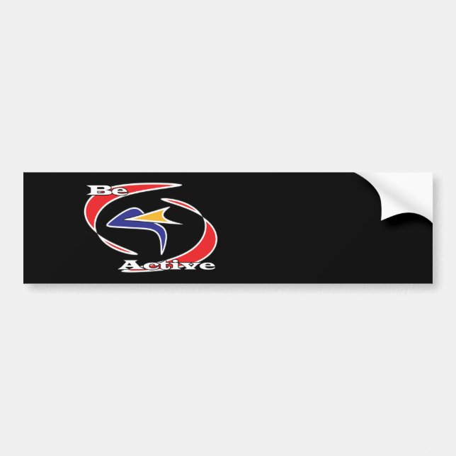 Be Active  Bumper Sticker (Front)