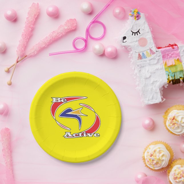 Be Active  Paper Plate (Party)