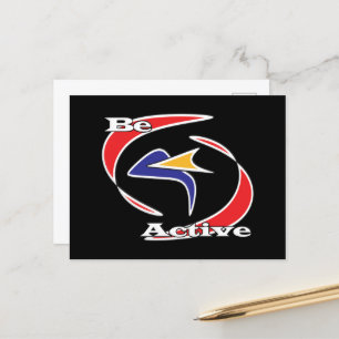 Be Active Postcard