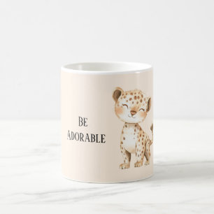 Be Adorable Cheetah Coffee Mug