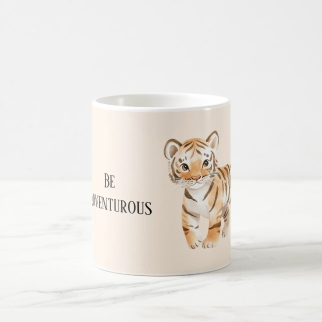 Be Adventurous Tiger Coffee Mug (Center)