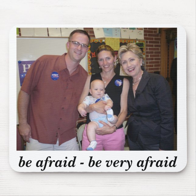 Be Afraid Mouse Mat (Front)