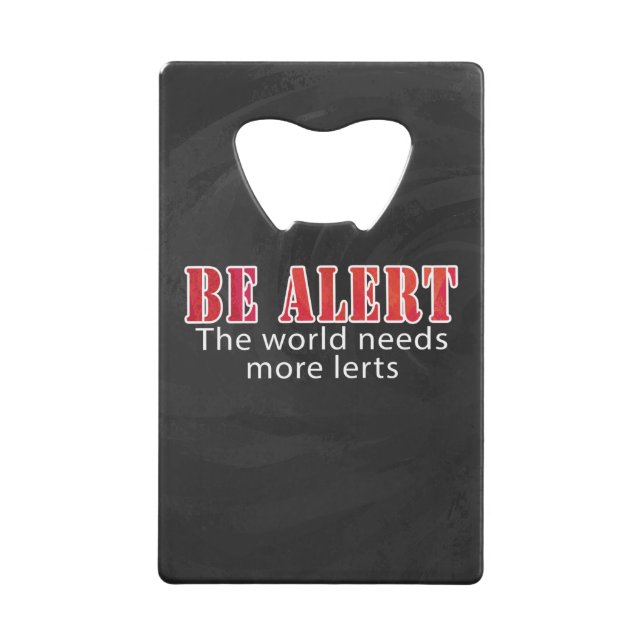 Be Alert (Front)