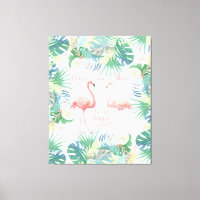 Be all Happy Forever! Fairy Tale Two Pink Flamingo