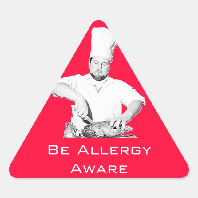 Be Allergy Aware Sticker (Front)