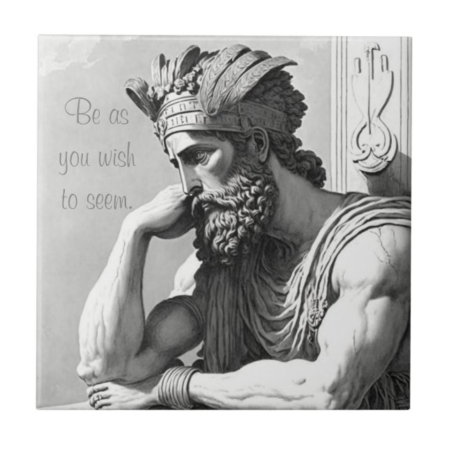 Be as you wish to seem tile (Front)