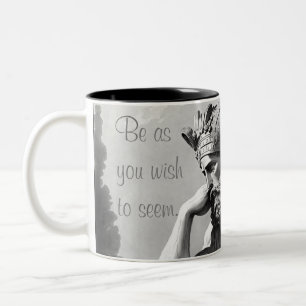 Be as you wish to seem Two-Tone coffee mug