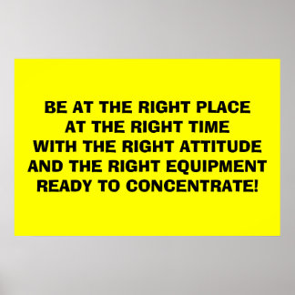Be "Attitudes" Poster