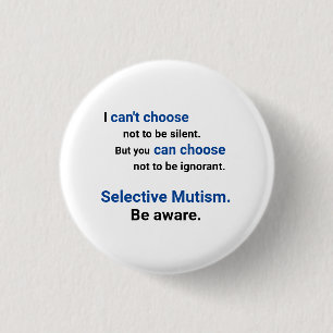 Be Aware Ignorant Button