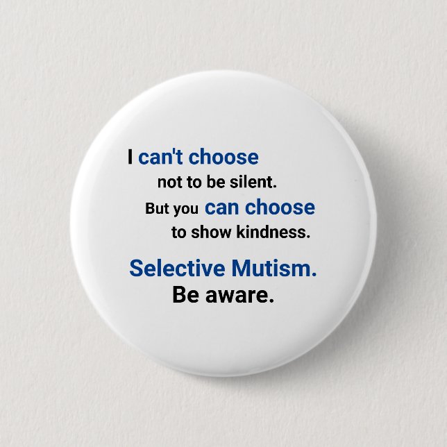 Be Aware Kindness 6 Cm Round Badge (Front)