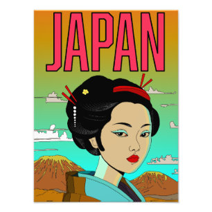 Be Beautiful Geisha Girl Photo Print