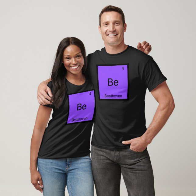 Be - Beethoven Funny Chemistry Element Symbol Tee (Unisex)