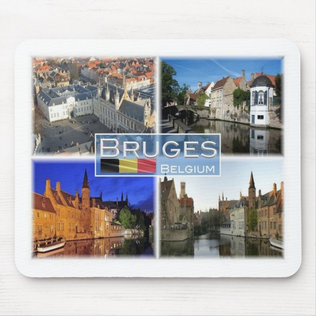 BE Belgium - Bruges - De Burg - Mouse Mat (Front)