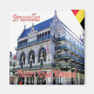 BE - Belgium - Brussels - Royal Flemish Theatre Magnet