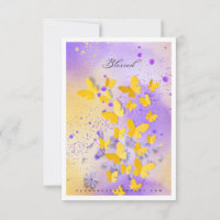 Be Blessed Art Card