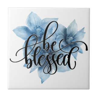 Be Blessed Decorative Ceramic Tile