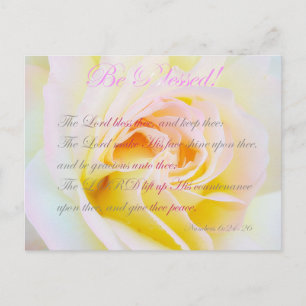 Be Blessed! Postcard