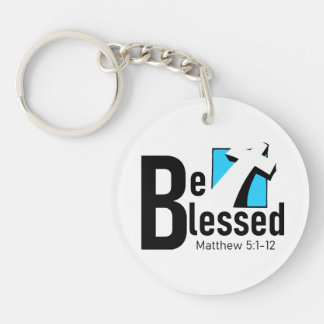 Be Blessed With Cross Keychain