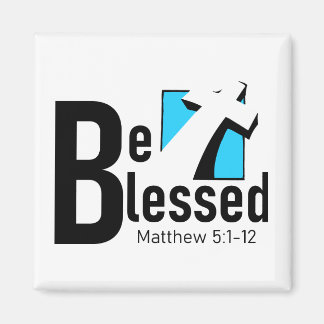 Be Blessed With Cross & Scripture Magnet