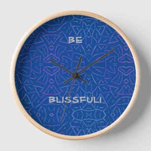 Be Blissful! Clock