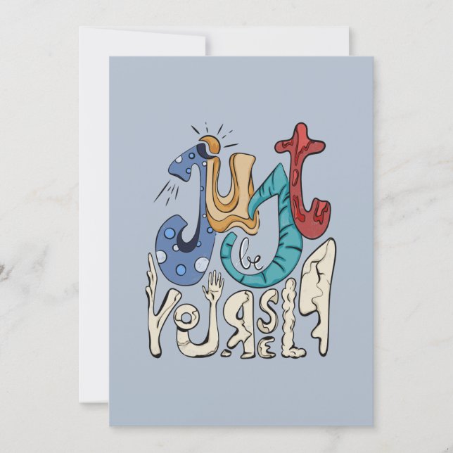 Be Bold, Be You: Just Be Yourself Invitation (Front)