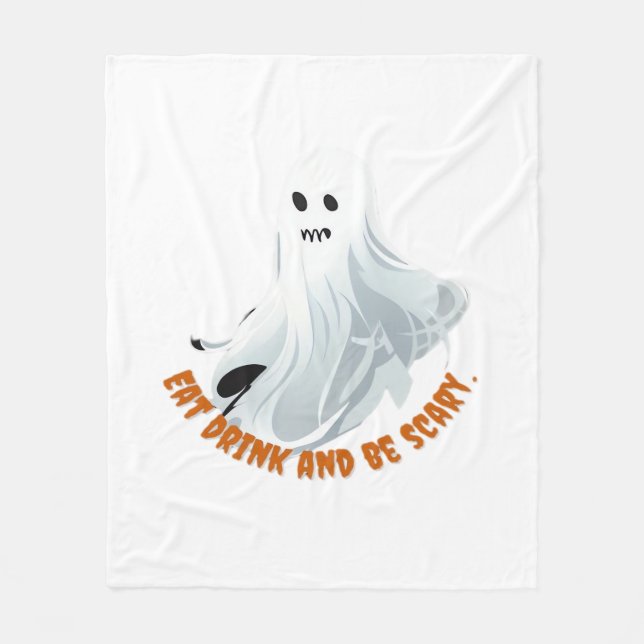 Be Boos Eat Drink And Be Scary Classic  Fleece Blanket (Front)