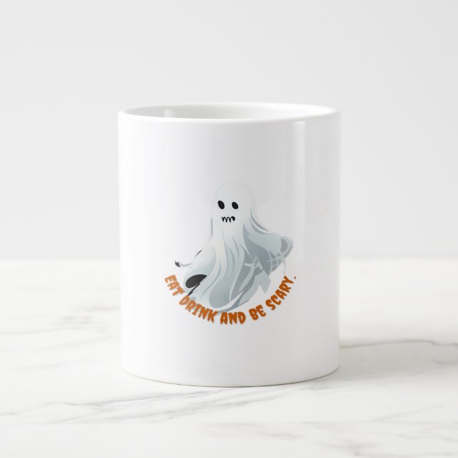Be Boos Eat Drink And Be Scary Classic  Large Coffee Mug (Front)