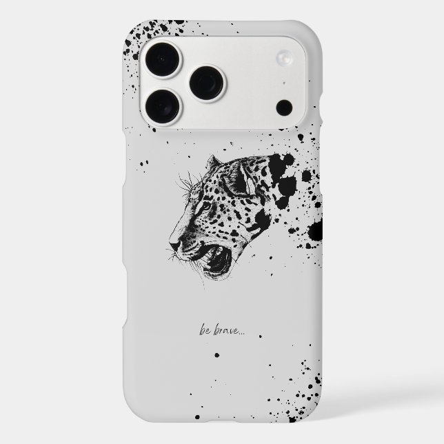 Be brave iPhone 17 pro max phone case (Back)