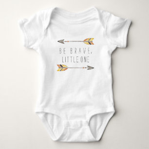 Be Brave Tribal Arrow Baby Bodysuit