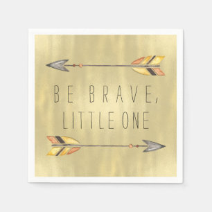 Be Brave Tribal Baby Shower Napkin