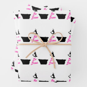 Be Brave Wrapping Paper