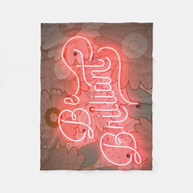 BE BRILLIANT blanket 30inches x 40 inches (Front)