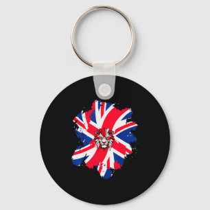 Be British Flag Uk Engli-shirt_1  Key Ring