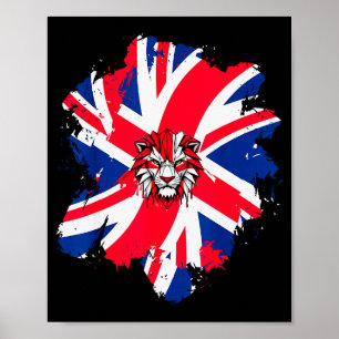 Be British Flag Uk Engli-shirt_1  Poster