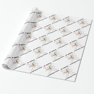 Be Careful It's Mosquito Season (Mosquito Anatomy) Wrapping Paper