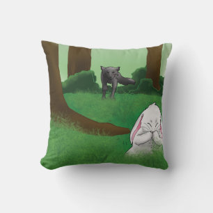 Be Careful Little Rabbit Pillow