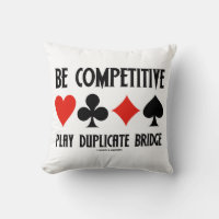 Be Competitive Play Duplicate Bridge Card Suits