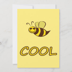 Be Cool, Bee Gifts ,I Love Bee, Beekeeping Gift Holiday Card