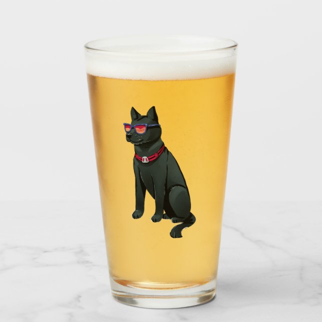 Be Cool Beer Glass (Front Filled)